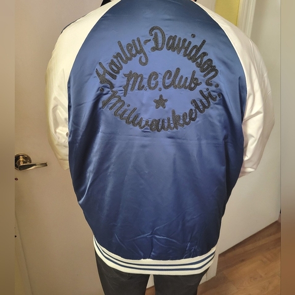 NEW Harley Davidson Men's Club Crew Jacket size Medium - Picture 2 of 10
